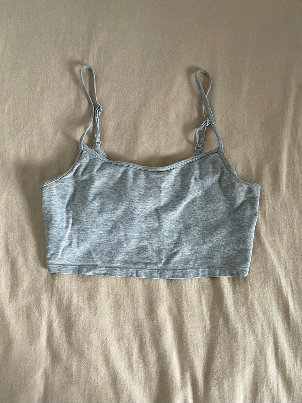 Aerie Women's Cropped Cami Top with Built-In Bra Layer